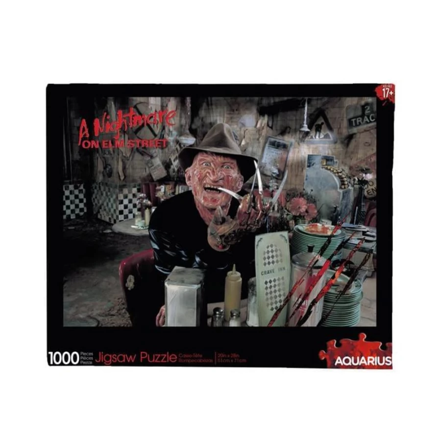 "Toynk A Nightmare On Elm Street Freddy Krueger 1000-Piece Horror Movie Jigsaw Puzzle"