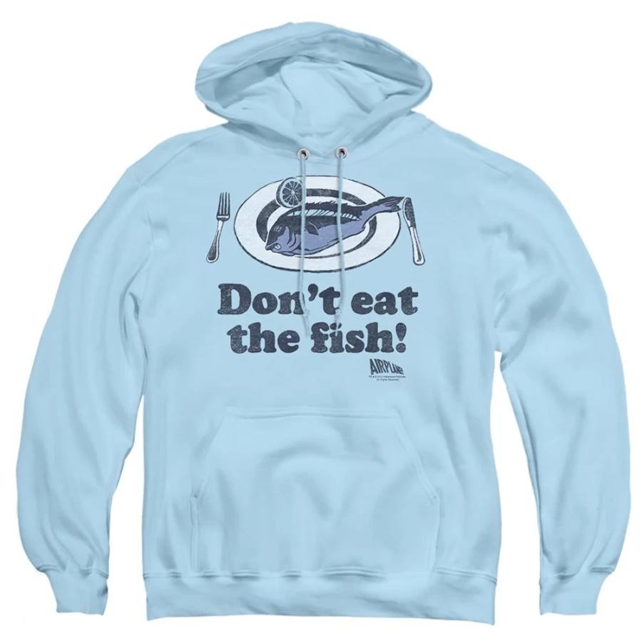 "MeTV Custom Classics Airplane - Don't Eat The Fish Unisex Graphic T-Shirt"