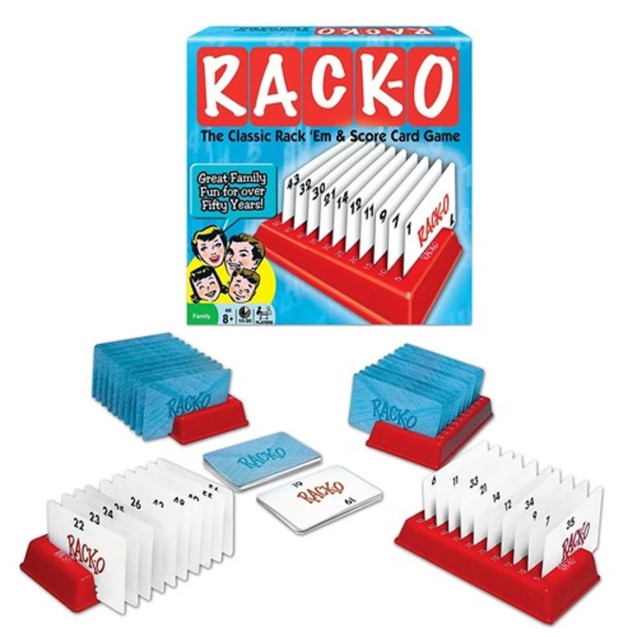 "MeTV Entertainment Rack-O Classic Card Game - Fun Family Board Game for All Ages"