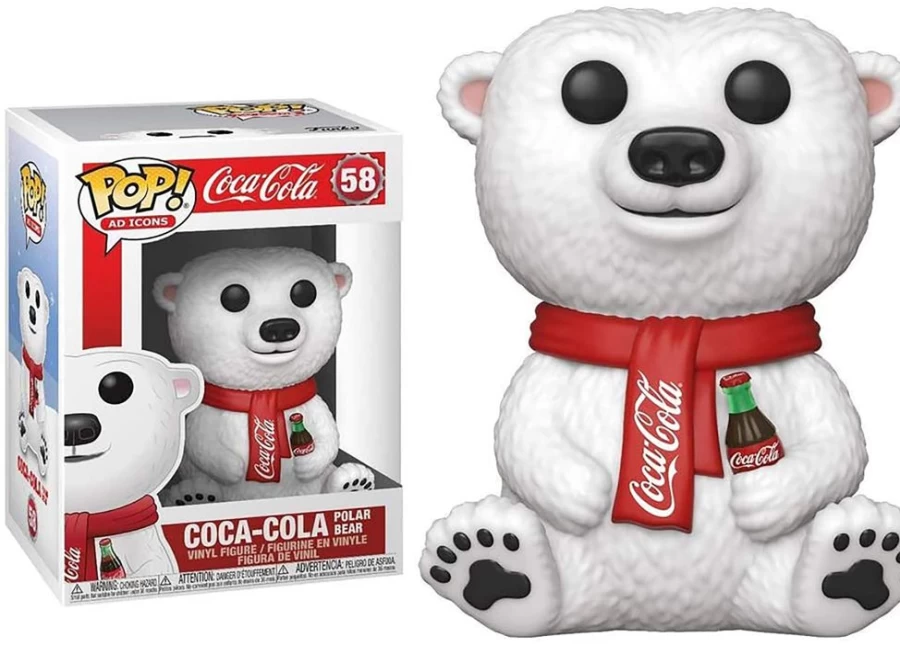 Coca-Cola Polar Bear Funko Pop! Vinyl Figure by Toynk | Collectible Unisex Toy
