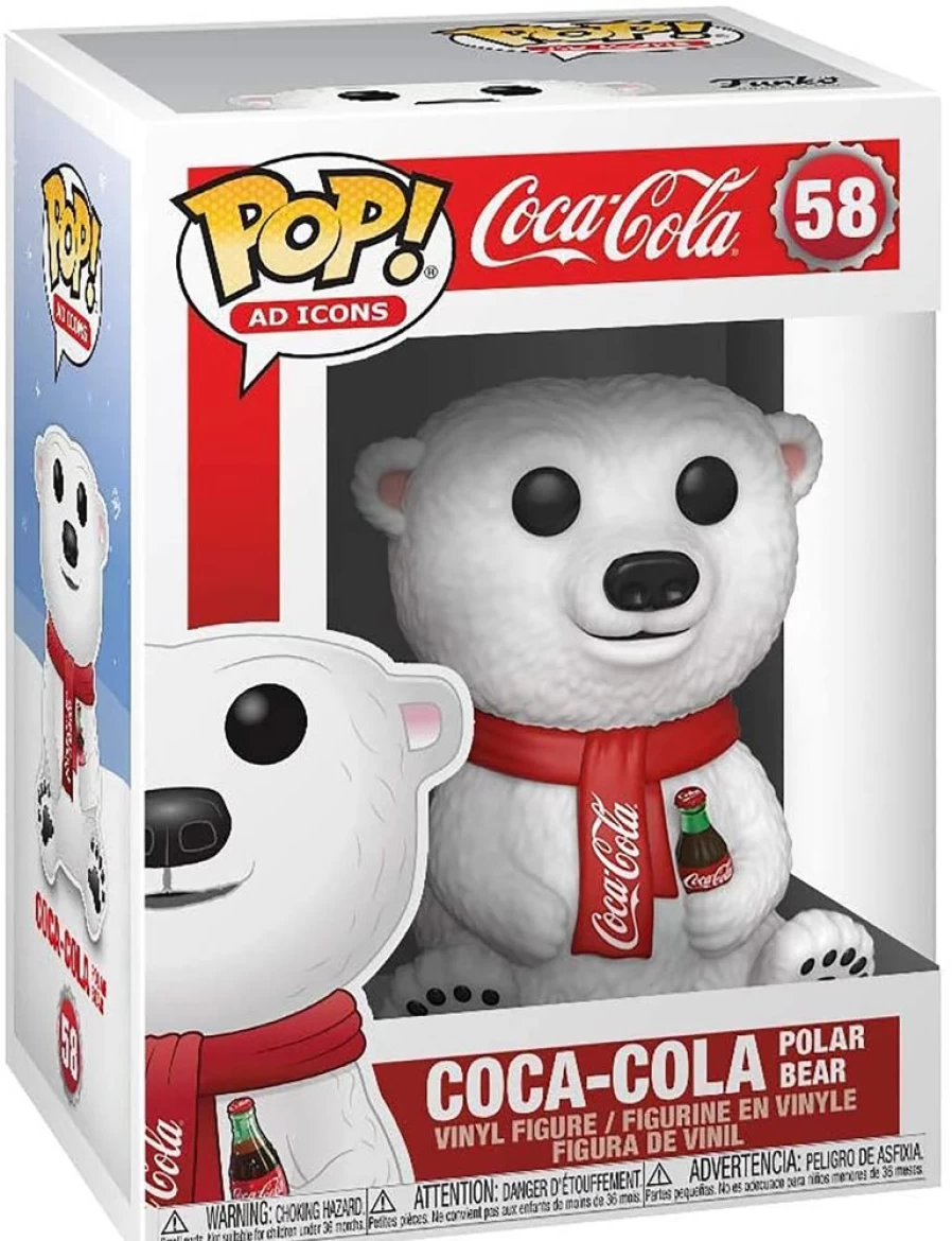 Coca-Cola Polar Bear Funko Pop! Vinyl Figure by Toynk | Collectible Unisex Toy