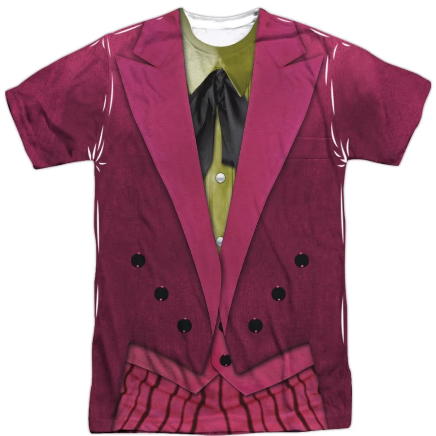 MeTV Custom Classics Unisex Batman Joker Costume - Classic Front & Back Design