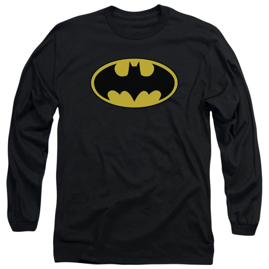 MeTV Custom Classics Batman Classic Logo Unisex T-Shirt - Vintage Superhero Graphic Tee