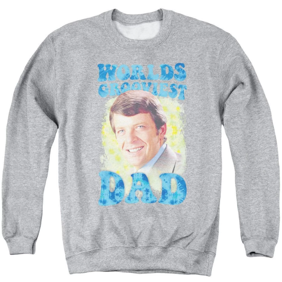 "MeTV Custom Classics The Brady Bunch - Grooviest Dad Unisex Vintage T-Shirt"