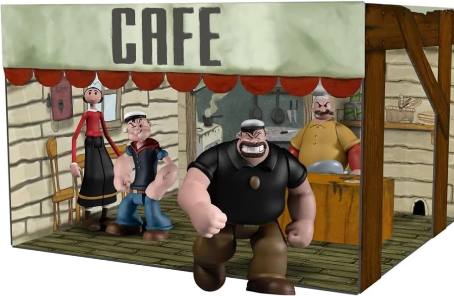 Toynk Exclusive Popeye Deluxe 5-Piece Action Figure Collector's Box Set