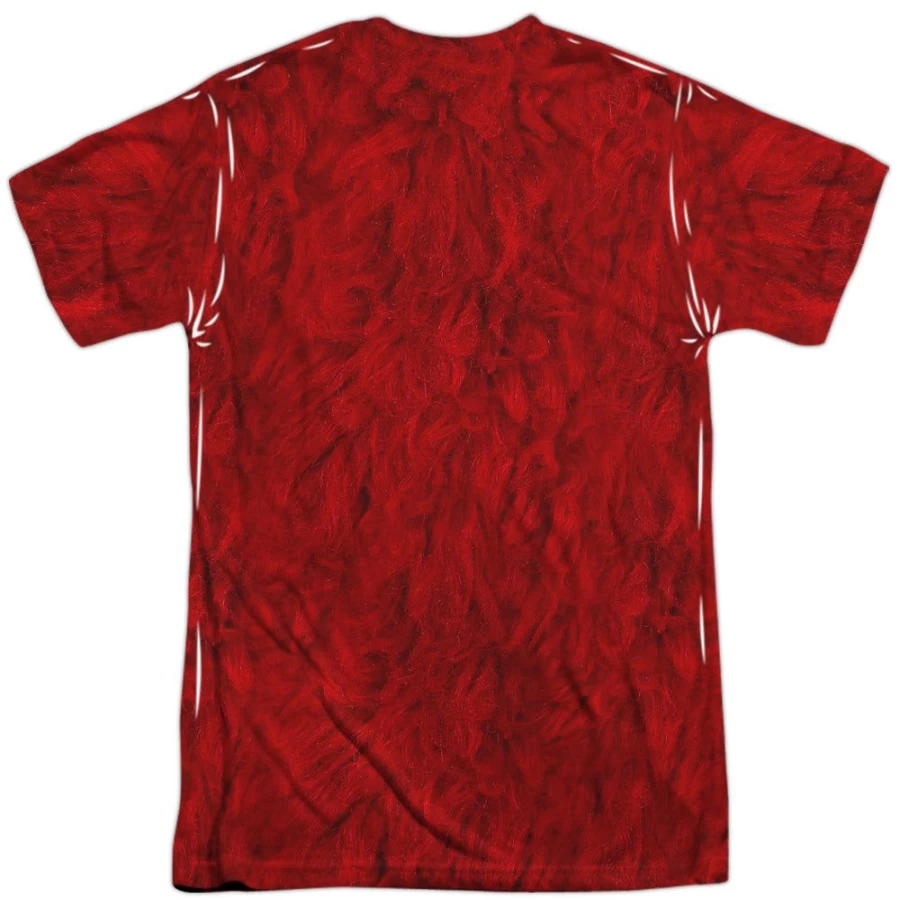 MeTV Custom Classics Unisex Sesame Street Elmo Costume - Front & Back Design for Kids & Adults