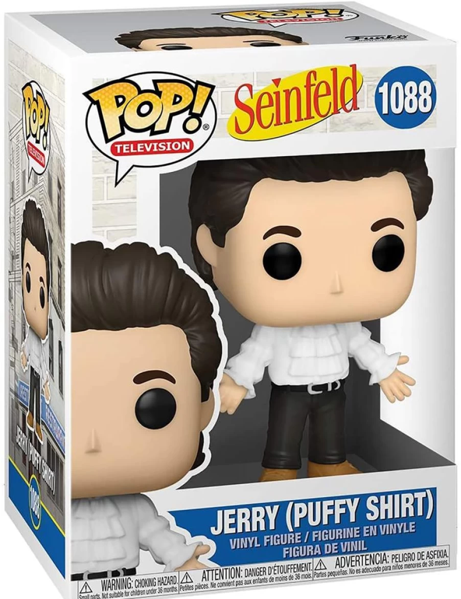 "Toynk Exclusive Seinfeld Jerry with Puffy Shirt Funko Pop! Vinyl Collectible Figure"