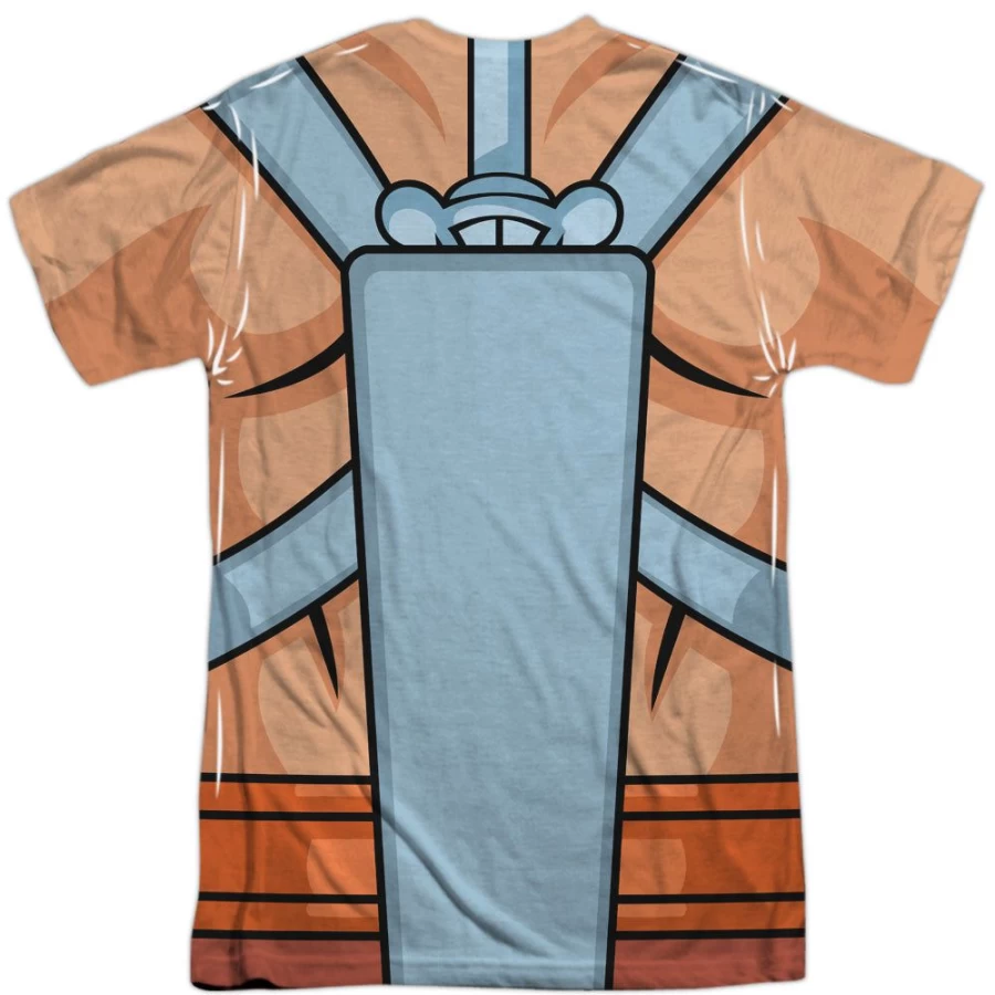 MeTV Custom Classics Unisex He-Man Costume - Masters of the Universe Front & Back Design