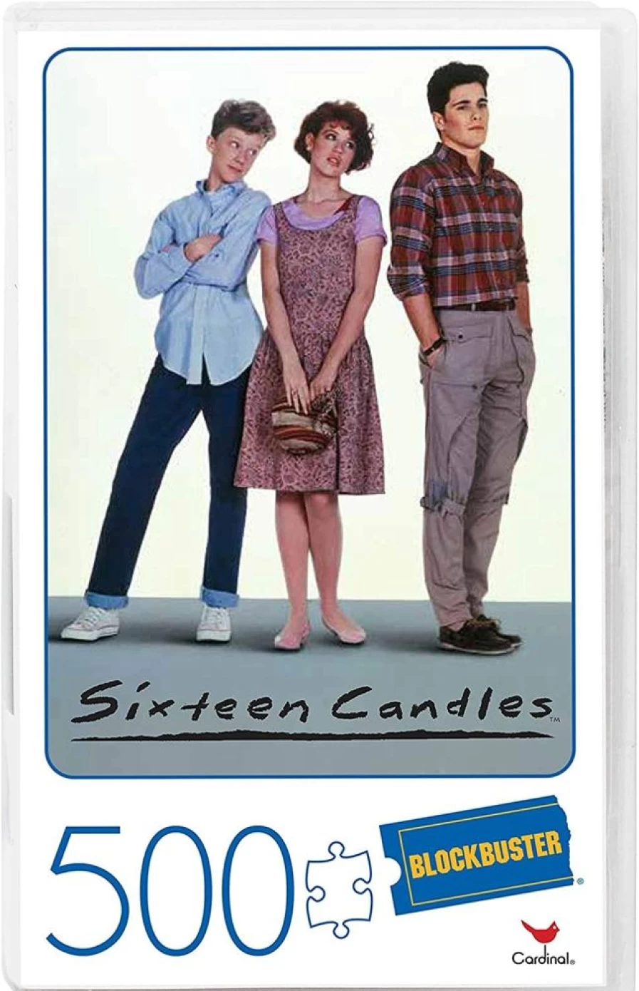 "Toynk Sixteen Candles 500-Piece Jigsaw Puzzle in Vintage VHS Case - Collectible Movie Puzzle"