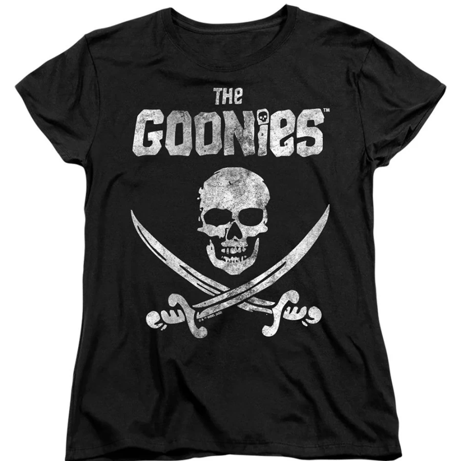 MeTV Custom Classics The Goonies Black Pirate Flag - Unisex Collectible Movie Memorabilia