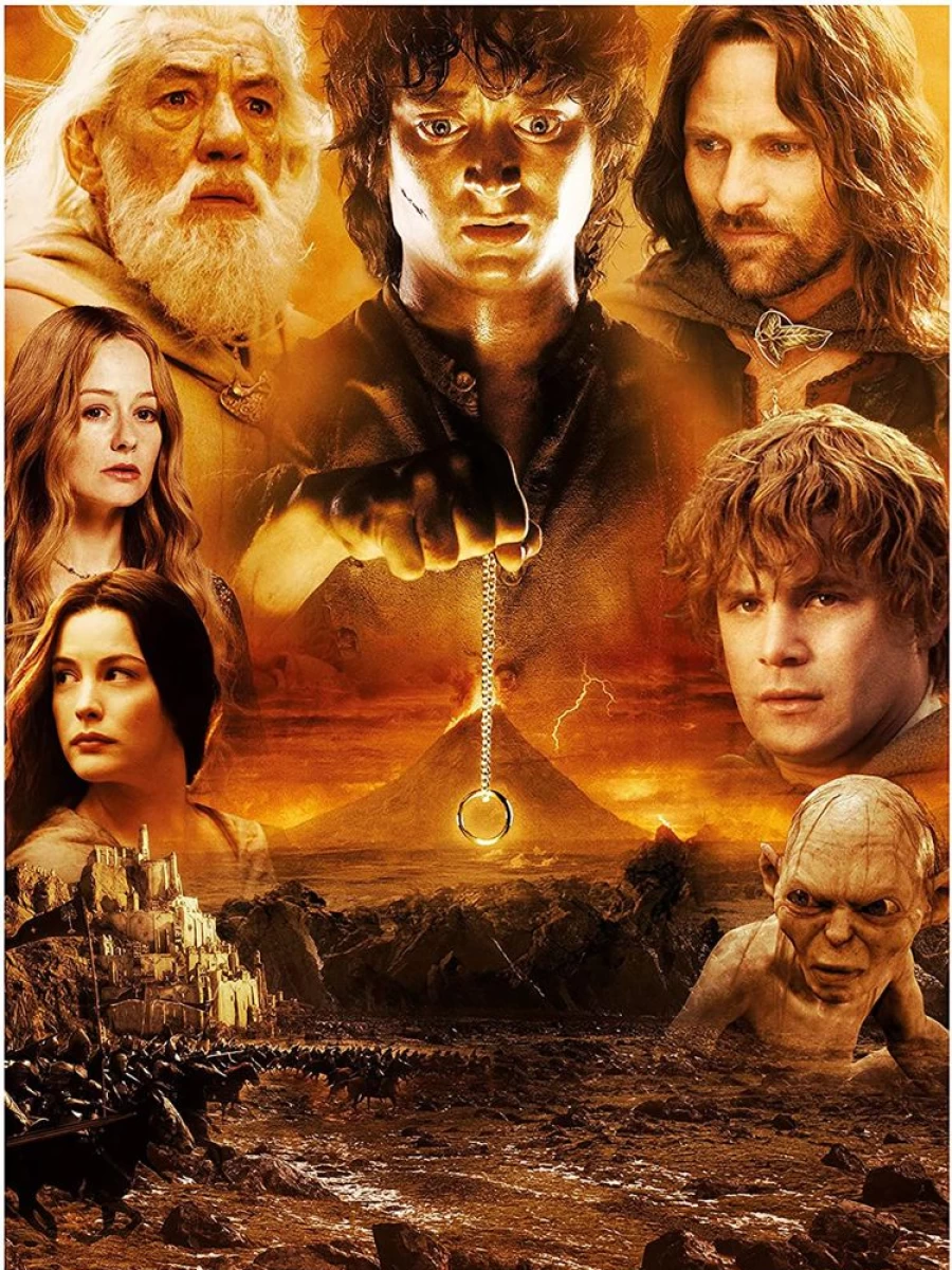 "Toynk Lord Of The Rings Mount Doom 1000-Piece Jigsaw Puzzle for Adults – Collectible LOTR Movie-Themed Puzzle"