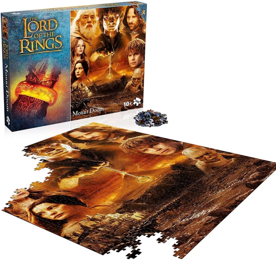 "Toynk Lord Of The Rings Mount Doom 1000-Piece Jigsaw Puzzle for Adults – Collectible LOTR Movie-Themed Puzzle"