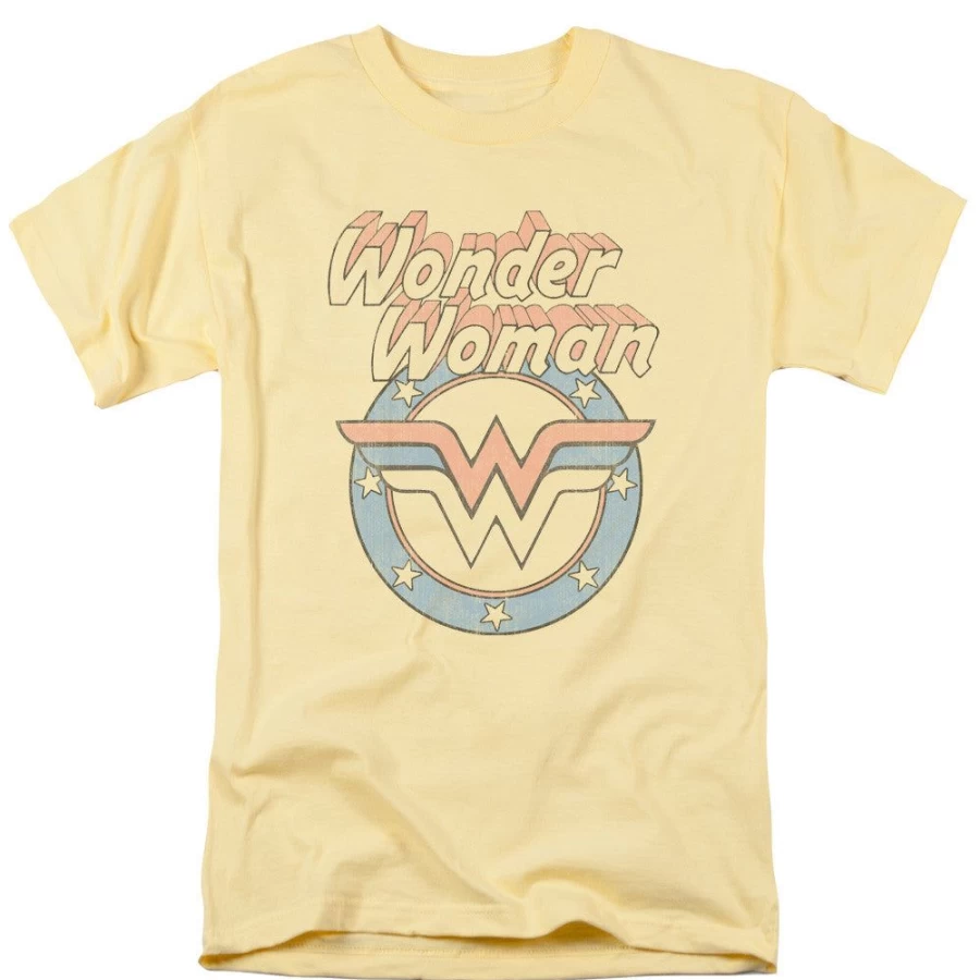 MeTV Custom Classics Wonder Woman Faded Logo Unisex T-Shirt