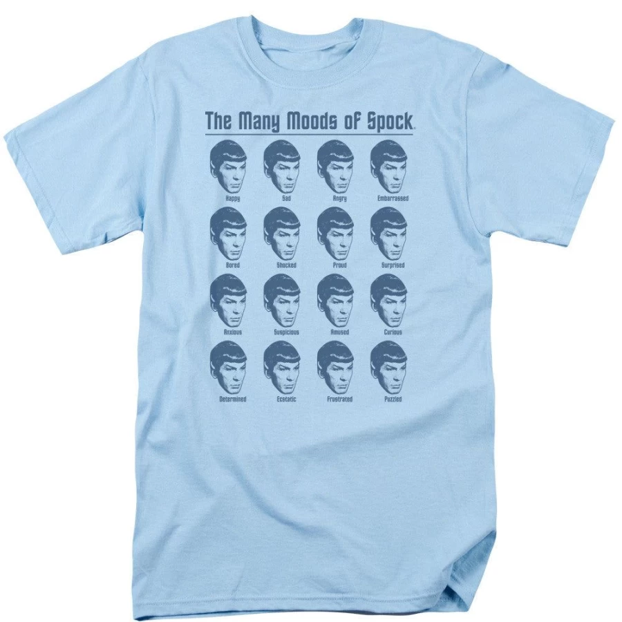 "MeTV Custom Classics Star Trek Spock Many Moods Unisex Collectible"