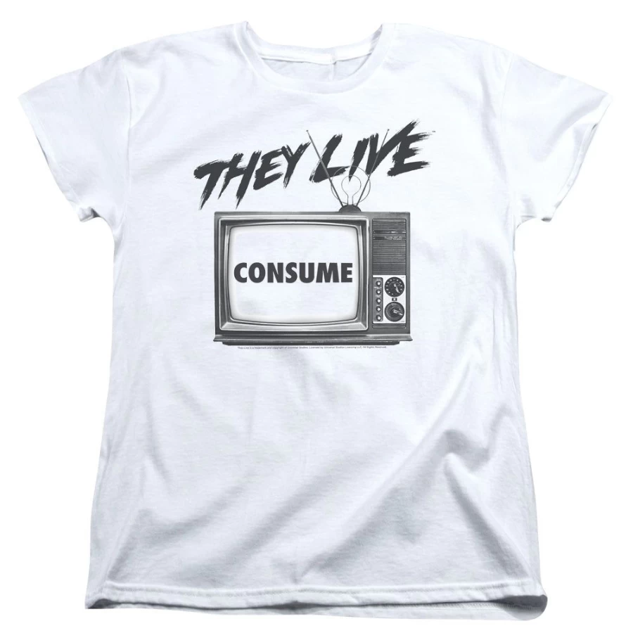 MeTV Custom Classics They Live - Consume Vintage Retro Graphic Tee