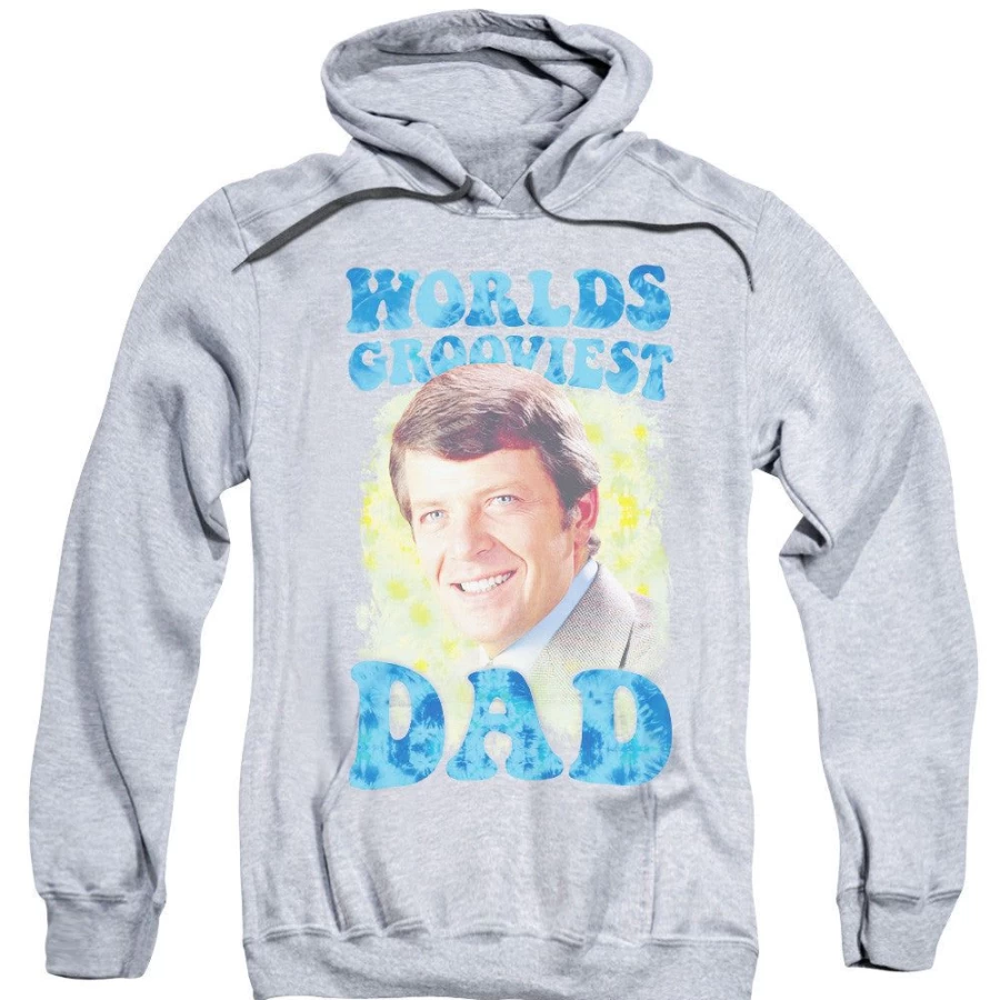 "MeTV Custom Classics Brady Bunch Unisex T-Shirt - World's Grooviest Dad Design"