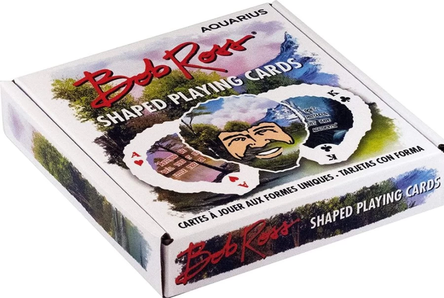Bob Ross-Themed Playing Cards Deck by Toynk - 52 Cards + 2 Jokers for Collectors & Card Gamers