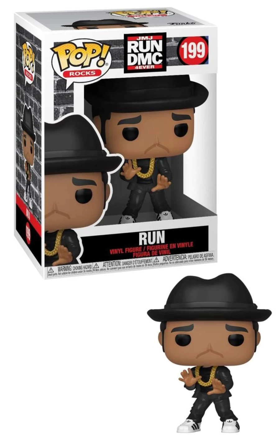 Toynk Exclusive Run-DMC Funko Pop! Vinyl Figure - Collectible Hip-Hop Music Icon