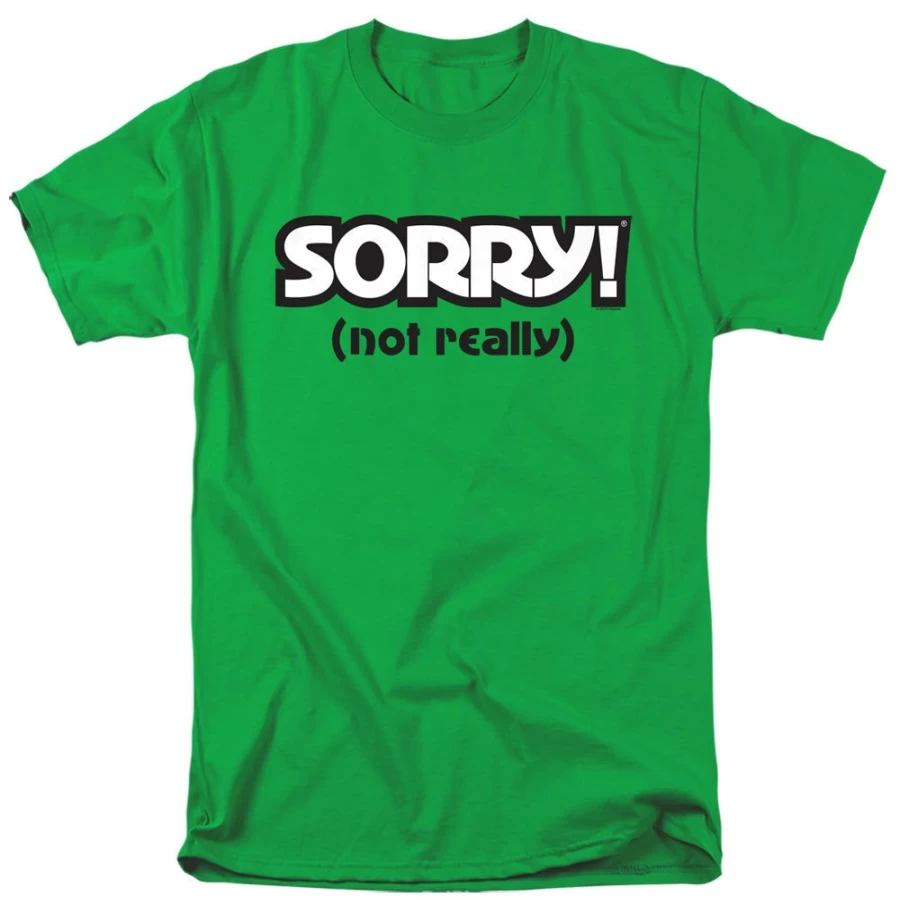 "MeTV Custom Classics Unisex Sorry - Not Sorry T-Shirt | Vintage Inspired Graphic Tee"