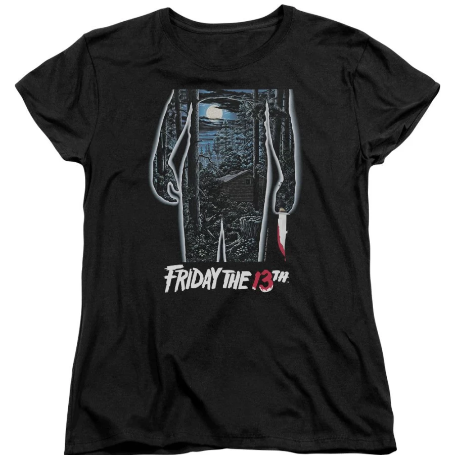 "Friday The 13th Vintage Horror Movie Poster - MeTV Custom Classics Unisex Wall Art"