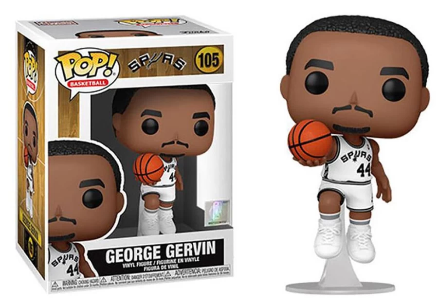 Toynk Exclusive George Gervin San Antonio Spurs NBA Funko Pop! Vinyl Collectible Figure