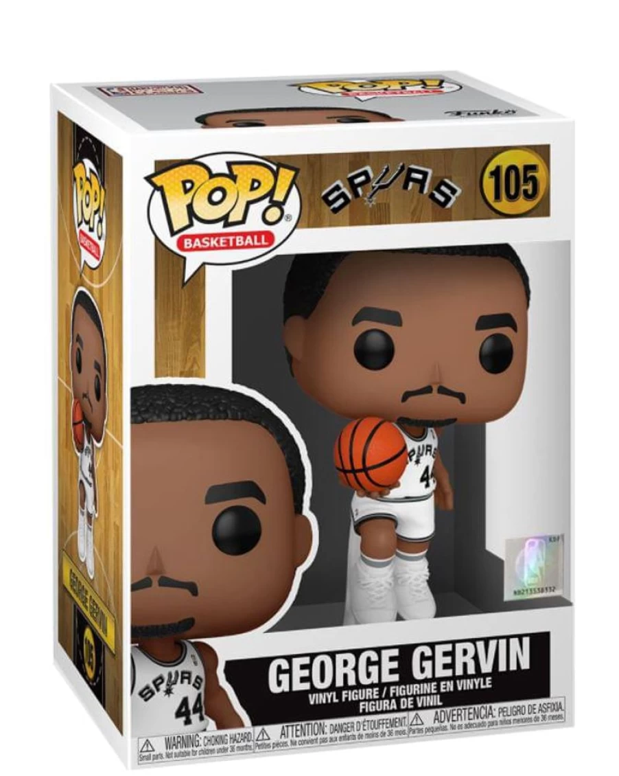 Toynk Exclusive George Gervin San Antonio Spurs NBA Funko Pop! Vinyl Collectible Figure