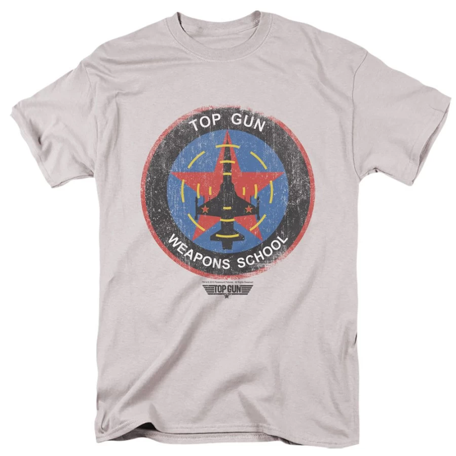 "MeTV Custom Classics Top Gun Inspired Unisex Flight School Logo T-Shirt"
