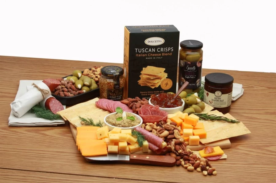 GBDS Premium Classic Gourmet Cheese & Charcuterie Board Set for Elegant Entertaining