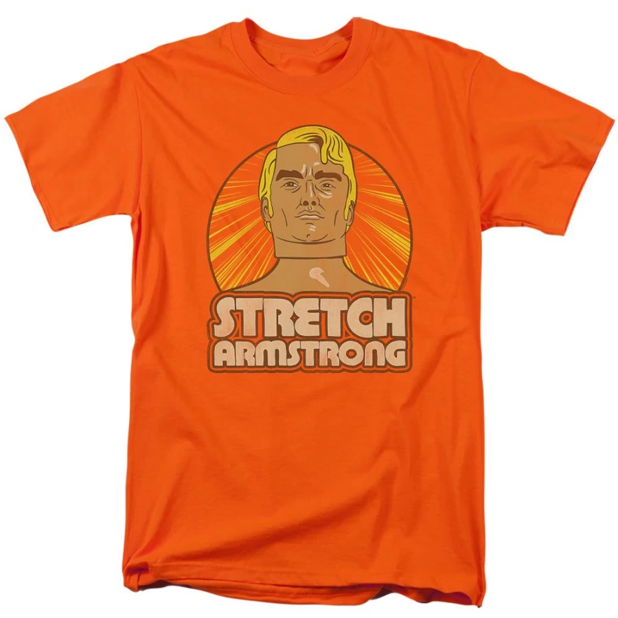 MeTV Custom Classics Stretch Armstrong Action Figure - Unisex Collectible Toy with Armstrong Badge