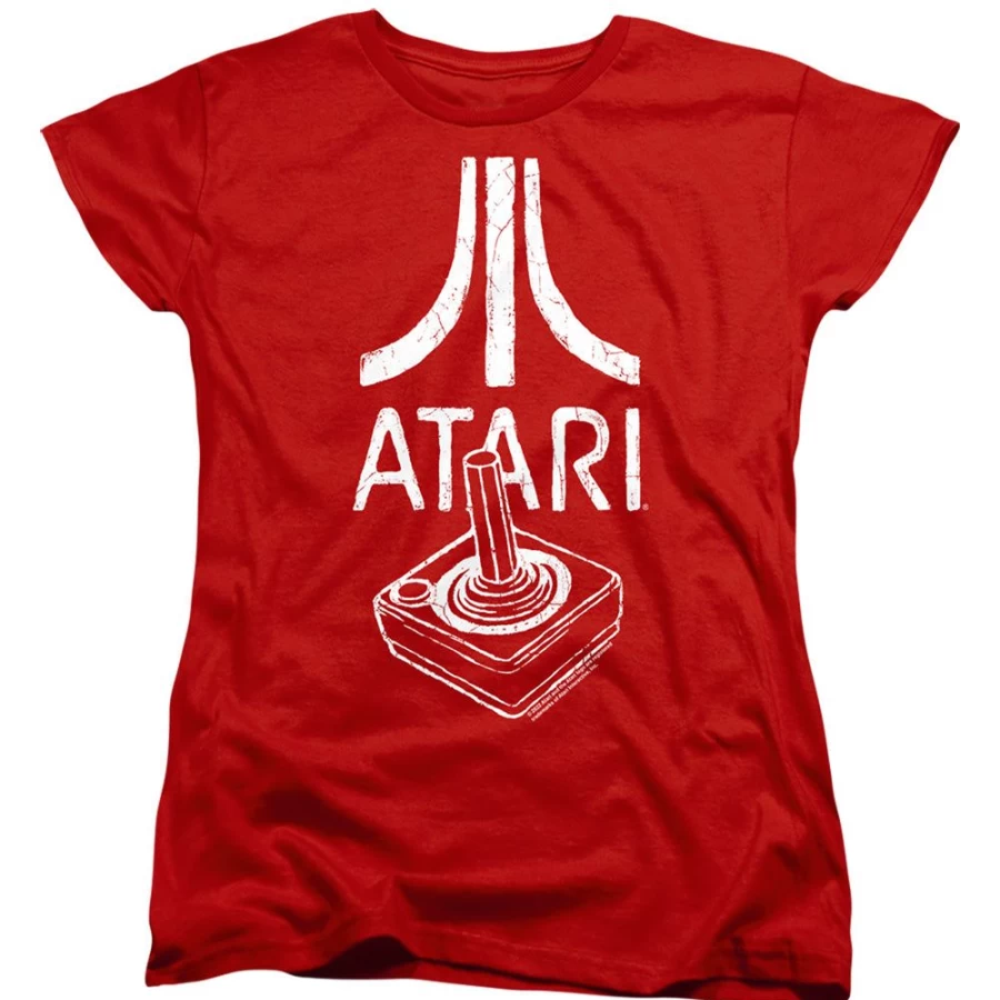 MeTV Custom Classics Retro Atari Style Joystick - Universal Unisex Gaming Controller for Classic Consoles