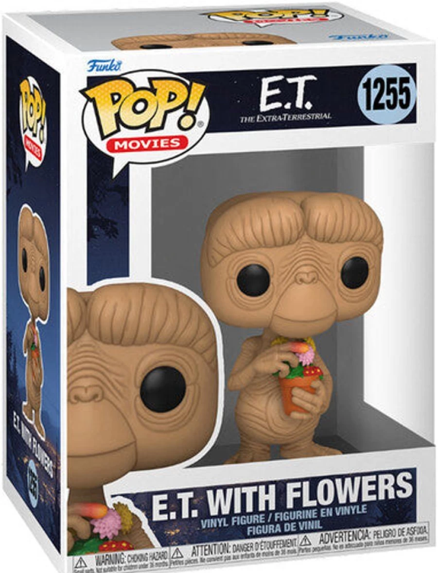 MeTV Entertainment E.T. The Extra-Terrestrial Funko Pop! Vinyl Figure - E.T. With Flowers Collectible