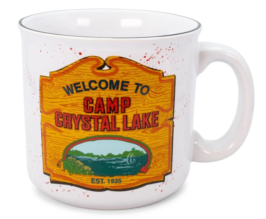 "Toynk Friday The 13th Camp Crystal Lake Ceramic Mug - 20oz Horror Movie Collectible Coffee Cup"