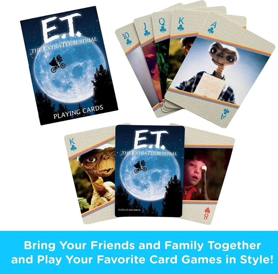 E.T. The Extra Terrestrial Official Toynk Collectible Playing Cards Deck