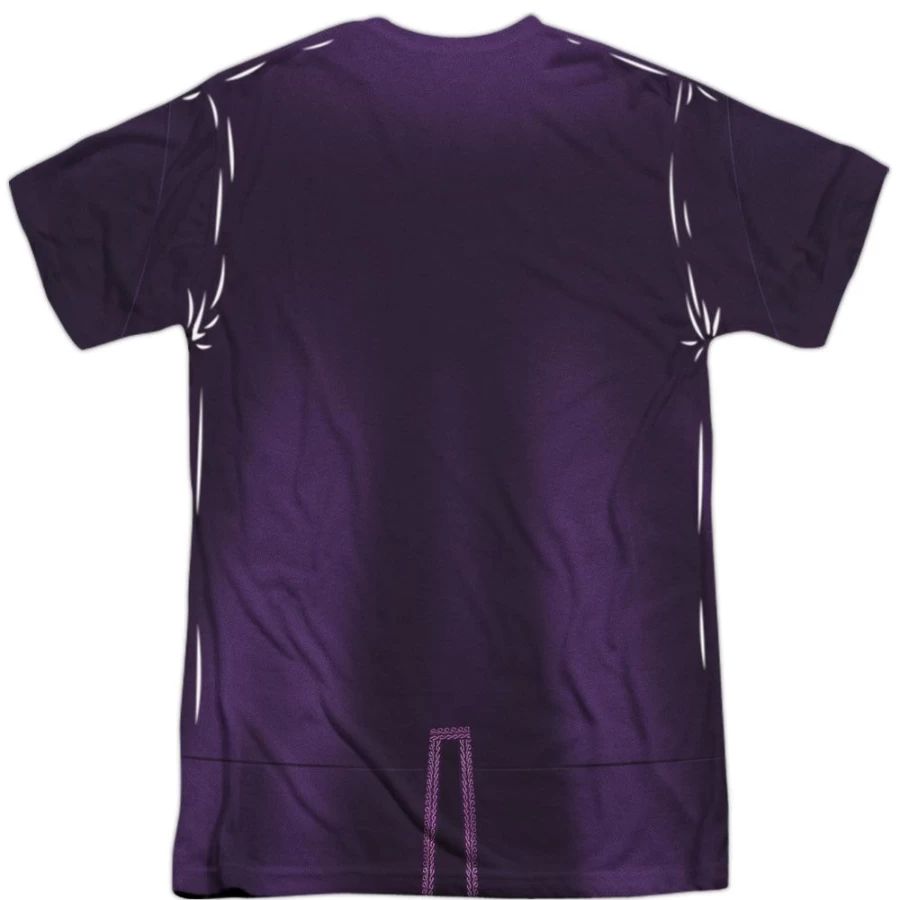 "MeTV Custom Classics Unisex Willy Wonka Costume - Front & Back Design"