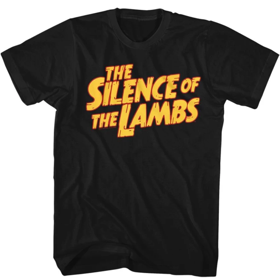 "MeTV Custom Brands The Silence Of The Lambs Retro Logo Vintage T-Shirt"