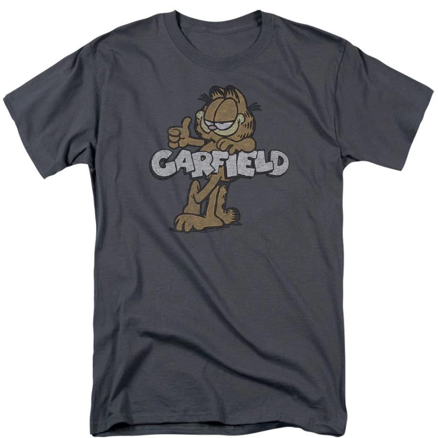 Retro Garfield Unisex T-Shirt - MeTV Custom Classics Vintage Cartoon Tee