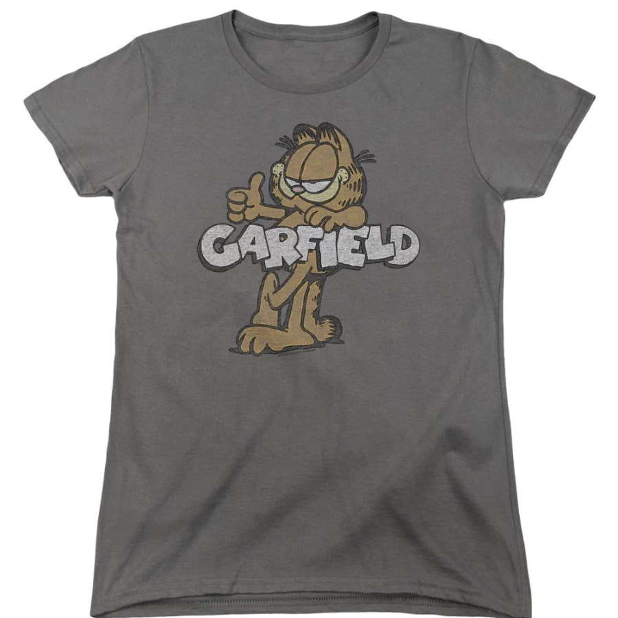 Retro Garfield Unisex T-Shirt - MeTV Custom Classics Vintage Cartoon Tee
