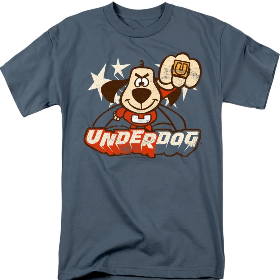 MeTV Custom Classics Unisex Underdog Flying Logo Graphic T-Shirt