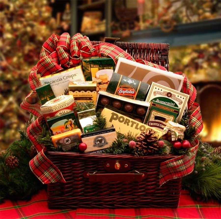 GBDS Fireside Holiday Gift Hamper - Home & Hearth Christmas Basket