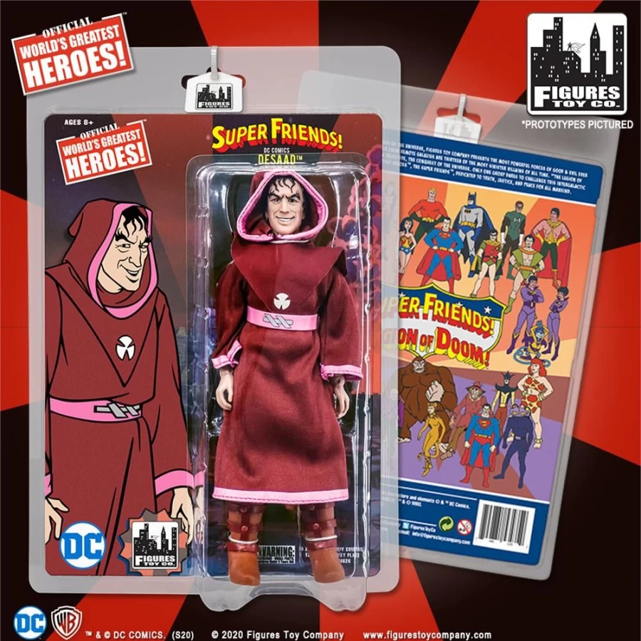 MeTV Figures Super Friends Desaad Action Figure - Collectible DC Comics Toy