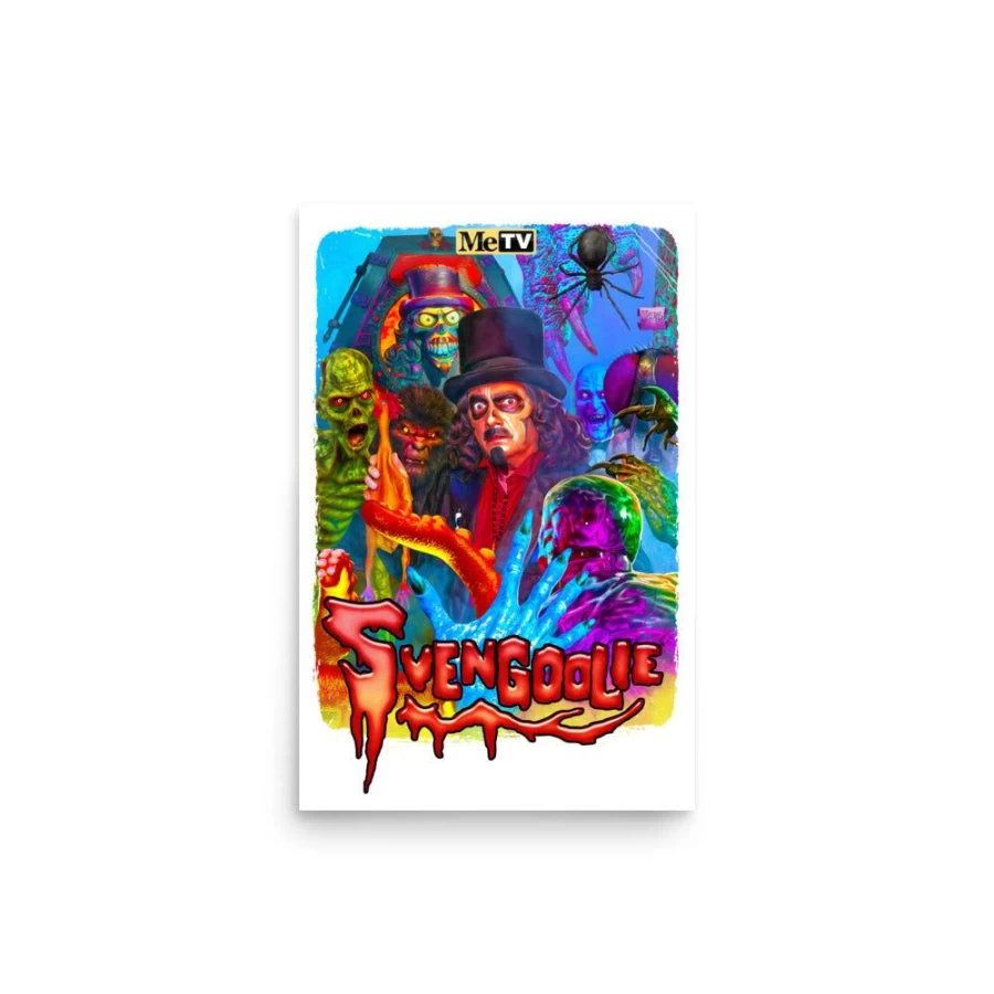 "Svengoolie Monster Mash-Up Poster by Mark Spears | MeTV Custom Products Collectible Art"