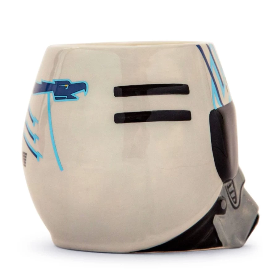 "Toynk Top Gun: Maverick Iceman Helmet 20oz Ceramic Mug – Collectible Movie Merchandise"