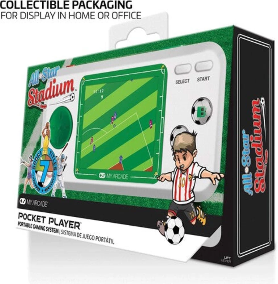 MeTV My Arcade All-Star Stadium Portable Handheld Game System - Dgunl-3275 Pocket Player