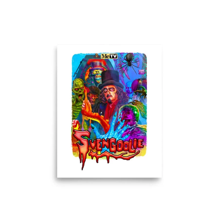 "Svengoolie Monster Mash-Up Art Print by Mark Spears | MeTV Custom Products Collectible Poster"