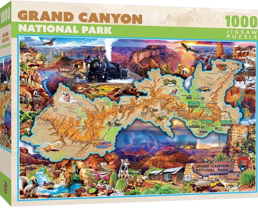 Toynk Grand Canyon 1000-Piece Jigsaw Puzzle for Adults – Scenic National Park Landscape Challenging Puzzle
