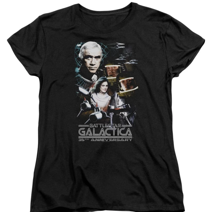 "MeTV Custom Classics Battlestar Galactica Unisex Collage Art Print"