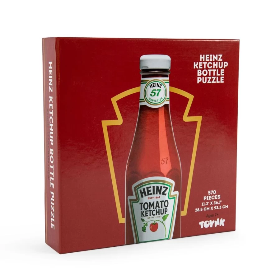 Toynk Heinz Ketchup Bottle 570-Piece Jigsaw Puzzle for Adults & Kids - Fun Unisex Family Activity