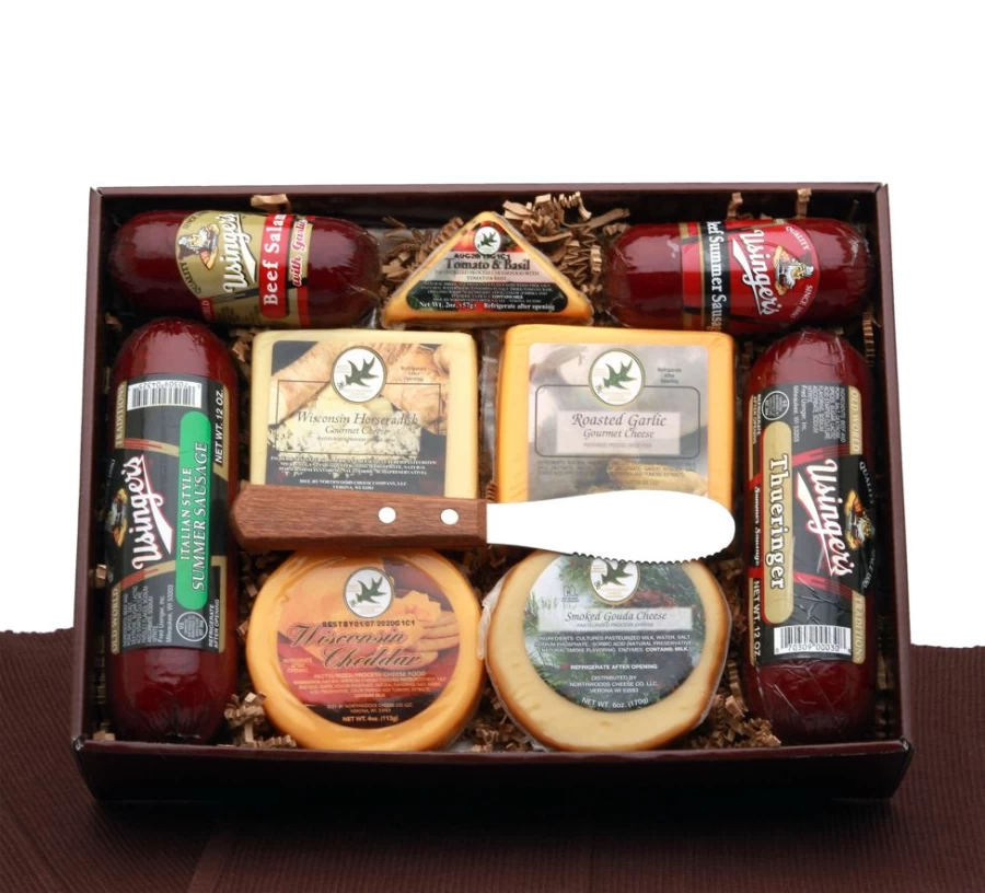 "GBDS Signature Reserve Gourmet Meat & Cheese Gift Box - Premium Deli Selection"