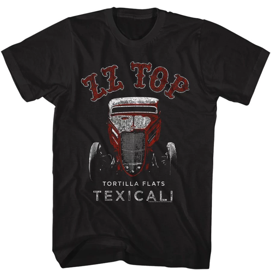 MeTV Custom Brands Zz Top Tortilla Flats Vintage T-Shirt - Classic Rock Band Merchandise