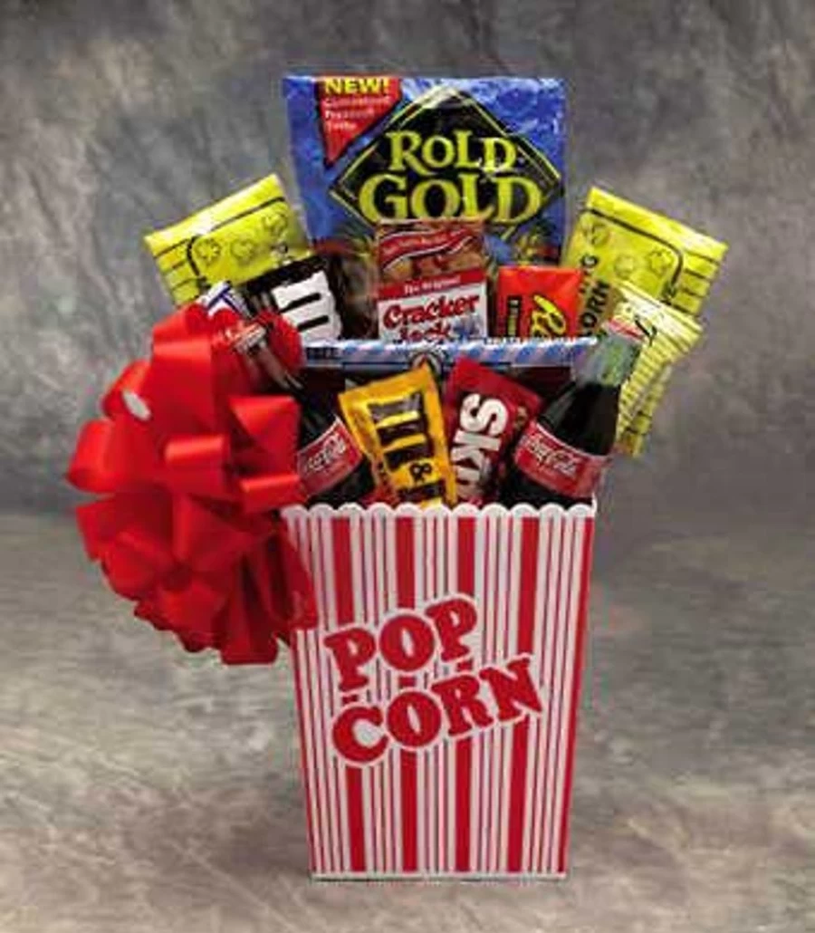GBDS Gourmet Popcorn Snack Gift Basket – Assorted Flavors, Perfect for Parties & Holidays
